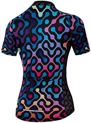Kadın Bisiklet Jersey Bisiklet Gömlek Kısa Kollu Bayanlar bisikletçi giysisi MTB Döngüsü Ceket