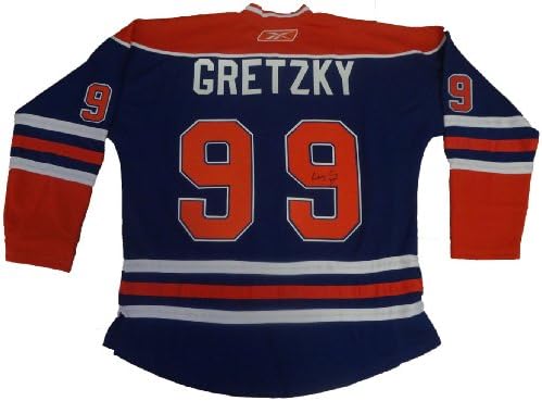 Wayne Gretzky İmzalı Edmonton Oilers Forması W/kanıtı, Wayne'in Bizim için İmzaladığı Resim, Onur Listesi,Büyük Olan,