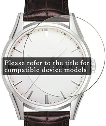 Synvy [3 Paket] Ekran Koruyucu ile Uyumlu TİMEX T2N651 TPU Filmi Smartwatch akıllı saat Koruyucuları [Temperli Cam]