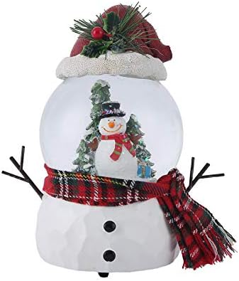 TZSSP Müzikal Noel Glitter Kardan Adam Heykelcik Su Topu kar küreleri Dekorasyon Oyunları Size Mutlu Noeller Diliyoruz