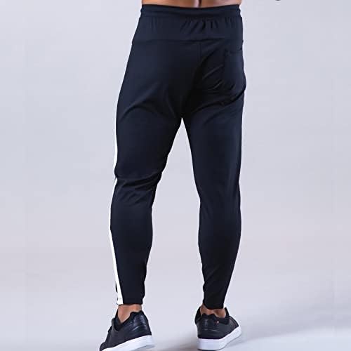 QTOCIO erkek Casual Joggers Pantolon Slim Fit Atletik Sweatpants Spor Salonu Egzersiz Atletik Renk Bloğu Yoga Pantolon