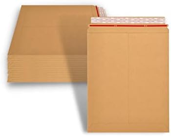 PSBM Sert Postaları, 6x8 Inç, 3600 Paket, Kraft Kahverengi Karton Nakliye Zarfları Fotoğraf ve Belge, Kendinden Mühür