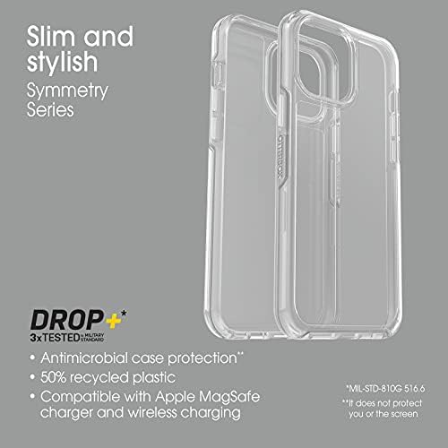 OtterBox iPhone 13 Pro Max ve iPhone 12 Pro Max Simetri Serisi Kılıf-NET, ultra şık, kablosuz şarj uyumlu, yükseltilmiş