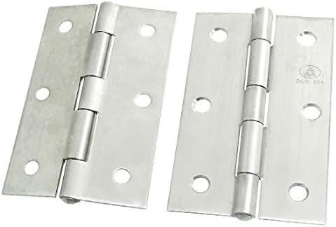 Yeni Lon0167 3.5 Gümüş Özellikli Ton Metal Tek güvenilir etkinlik Eylem Kapı Menteşeleri 2 adet(ıd:da3 22 1c df3)