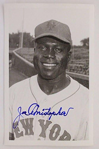 JOE CHRİSTOPHER New York Mets Korsanları RedSox İmzalı İmzalı 3x5 Kartpostal 16F-MLB Kesim İmzaları