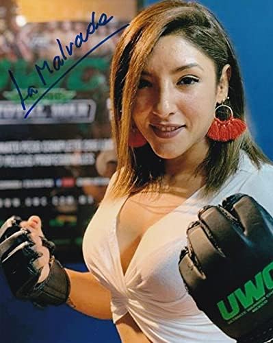 Silvana Gomez Juarez İmzalı UFC 8x10 Fotoğraf 270 275 281 XFC Resim İmzası 7-İmzalı UFC Fotoğrafları