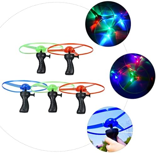 ABOOFAN Çocuklar Açık Oyuncaklar 15 adet Renk Rastgele UFO uçan LED (rastgele helikopter) çocuklar renk (komik ışık