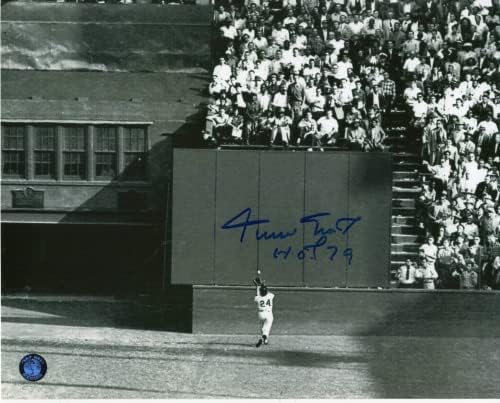 Willie Mays İmzalı Beyzbol 8x10 Fotoğraf Mays Kimlik Doğrulama Hologramlı