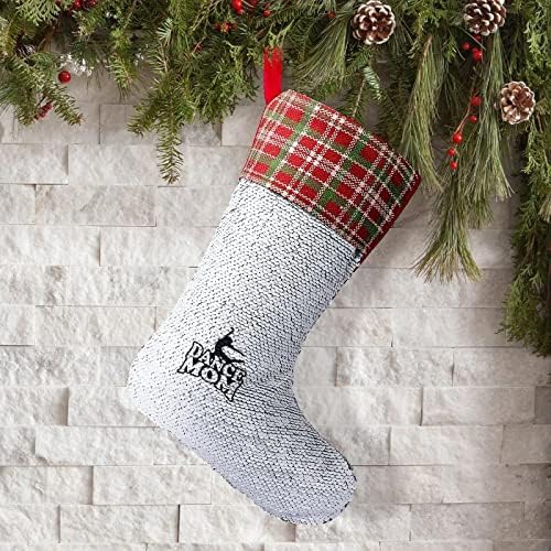 Dans Anne Noel Pullu Çorap Aile Çorap ağaç dekor Sevimli Asılı Süslemeleri Süsler Noel için 9.9x 13.2