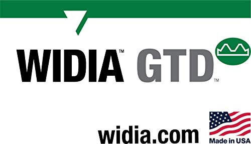 WIDIA GTD GT225019 Zafer GT22 HP Musluk, Yarı Alt Pah, Sağ El Kesimi, 5 Flüt, Şekillendirme, M6 X 1, HSS-E-PM, Kalay