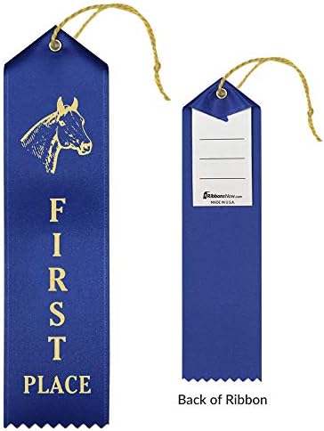 RibbonsNow Horse Show Ribbons 1. - 2. – 3. Sıra - 75 Toplam Ribbon-25 Kartlı ve Telli Her Yer