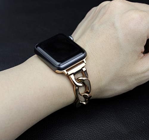 ROYCE Ve ROLAND Apple Watch Zincir Bandı Paslanmaz Çelik Metal Kelebek Toka Bağlantı Bilezik Değiştirme iWatch Series87654321SE