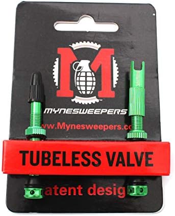 Mynesweepers Tubeless lastik supap gövdesi 47mm Yeşil/Çift lastik Ekleme Uyumlu Alaşım çekirdek Aracı