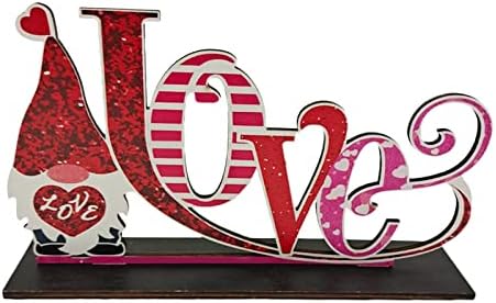 1 ADET Sevgililer Günü Ahşap Masa Üstü Dekor Seni Daha Çok Seviyorum Ahşap Blok İşareti Dekorasyon Tatlı Kalp Düğün