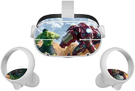 FE Kahraman Film Oculus Quest 2 Cilt VR 2 Skins Kulaklık ve Kontrolörleri Sticker Koruyucu Çıkartma Aksesuarları