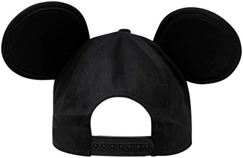 Disney Mickey Mouse Klasik Siyah ve Kırmızı Kulaklar Snapback Şapka