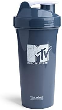 Akıllı Shake Lite MTV Kırık Logo çalkalama şişesi (800 ml / 27 oz) / Dayanıklı Tasarım ve Kolay Temizlenebilir Su