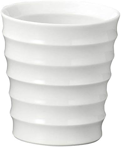 Beyaz Porselen Gökkuşağı Shochu Bardağı (Arita Gereçleri), 3,4 x 3,7 inç (8,7 x 9,5 cm) , 8,1 fl oz (230 cc), 8,1