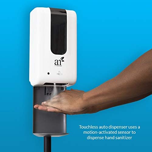 artnaturals Otomatik Fotoselli el temizleyici dispenseri Zemin Standı ile Eller Serbest Alkol Püskürtücü ile Dokunmatik
