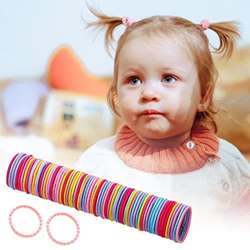 Kızlar İçin bebek Saç Bağları Çok Renkli Küçük Saç Lastikleri Kırışık Yok At Kuyruğu Tutucu Bebek Kız Bebekler Toddlers