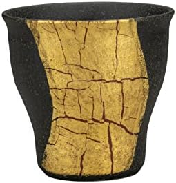 Guinomi sake kupası Altın varak.Japon Kutani gereçleri. ktn-k7-1128