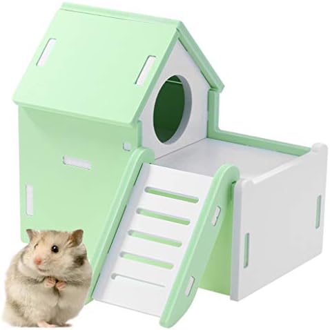 Ahşap Pet Hamster Renk Oyun Evi Merdiven Küçük Eğlence Spor Oyuncak Oyuncak Pet Oyuncaklar Tavşan Yoğurt Davranır