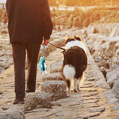 Yürüyüş için Köpek su şişesi, TİOVERY Pet su sebili Besleyici konteyner İçme bardağı kase ile taşınabilir Açık yürüyüş,