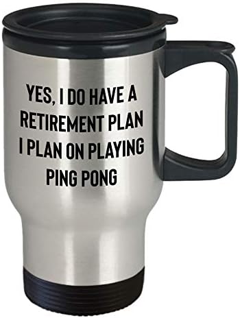 Ping Pong Seyahat Kupa En Komik Benzersiz Masa Tenisi Kahve çay bardağı Erkekler Kadınlar İçin Mükemmel Bir Fikir