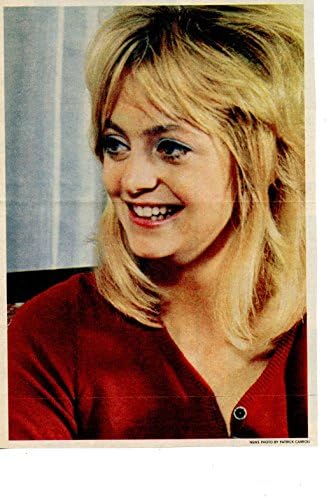 Goldie Hawn orijinal 1pg 6x8 kırpma dergisi fotoğraf R8794