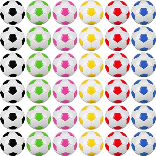 WİLLBOND 36 Pcs Geleneksel futbol Topu Spor futbol topları ile Pompa Resmi Boyutu Toddlers Çocuk futbol Topu Açık