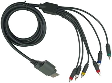 MAVİ ELF Yeni HD TV Bileşen Kompozit Ses Video AV Kablosu Kablosu Gri Microsoft Xbox 360 için Uyar