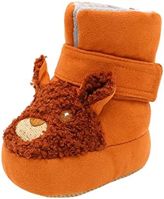 Toddler bebek çizmeleri Yumuşak Alt bebek ayakkabısı Artı Kadife Kalın Kaymaz Büyük pamuklu ayakkabılar Çorap Erkek