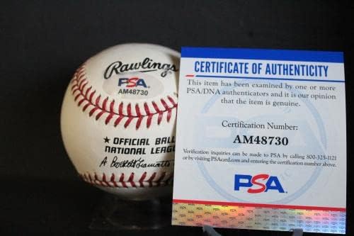 Randy Jones İmzalı (76 NL CY) Beyzbol İmzası Otomatik PSA / DNA AM48730 - İmzalı Beyzbol Topları