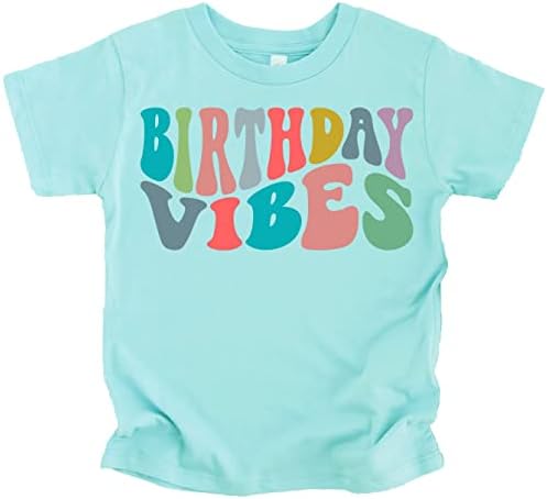 Doğum Günü Titreşimleri Harika Bebekler ve Genç Kızlar Doğum Günü Gömlekleri