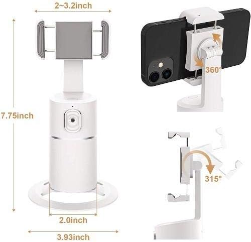 ZTE S30 için Stand ve Montaj (BoxWave ile Stand ve Montaj) - PivotTrack360 Selfie Standı, ZTE S30 için Yüz İzleme