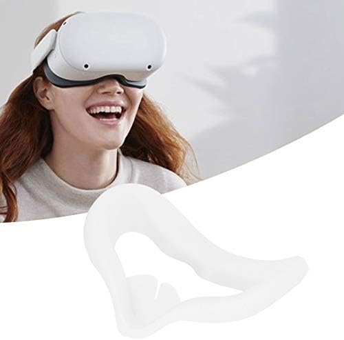 VR Yüz Silikon Kapak Maskesi, Göz koruyucu kapak Sweatproof Yüz Pedi Yastık Yıkanabilir Oculus Quest2 VR Kulaklık