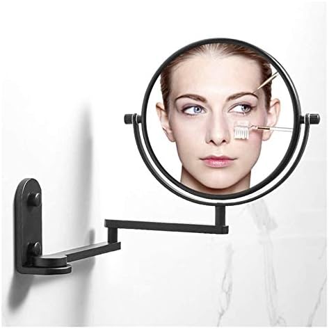 Çift Taraflı makyaj Aynası banyo aynası Uzanan 6/8 İnç Kozmetik Duvara Monte makyaj aynası Tıraş banyo aynası 7X Büyütme