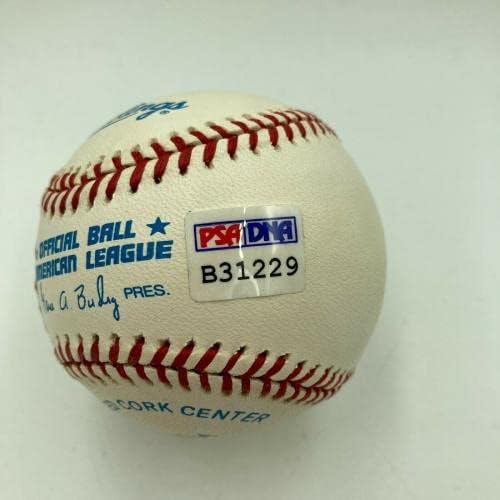 Mint Joe Dimaggio İmzalı Amerikan Beyzbol Ligi JSA COA ve PSA DNA Etiketi İmzalı Beyzbol Topları