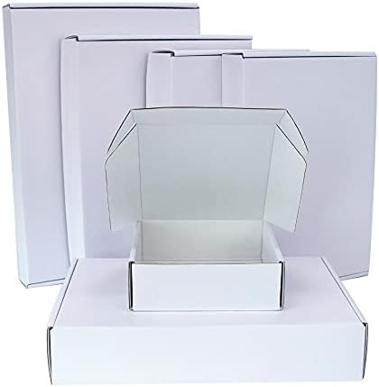 SHUKELE LPHZ914 10 adet Beyaz Hediye Kutusu 3 Katmanlı Oluklu Kutu Festivali Hediye Düğün Karton Hediyeler (Hediye