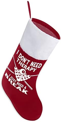 Bilardo Noel Çorap Asılı Çorap Baskı Noel Ağacı Şömine Süslemeleri