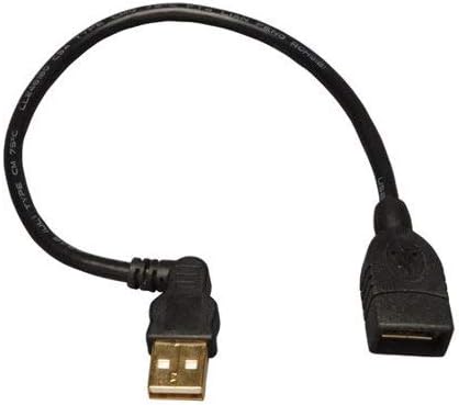 Tripp Lite USB AA Dik Açı Uzatma Kablosu, Altın Kaplama, 10', Siyah (TRPU00510I) Kategori: USB Kabloları