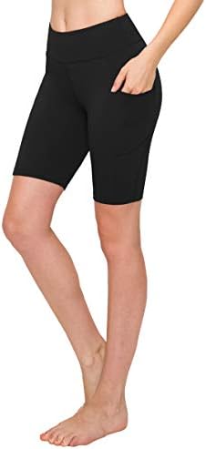 HER ZAMAN kadın Yüksek Bel bisiklet şortları-Atletik Egzersiz Karın Kontrol Streç Koşu Yoga Pantolon