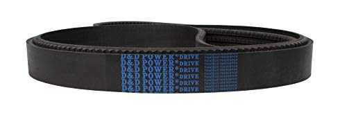 D & D PowerDrive 5VX1800 / 04 Bantlı Kayış, 5/8 x 180 OC, 4 Bantlar, Kauçuk