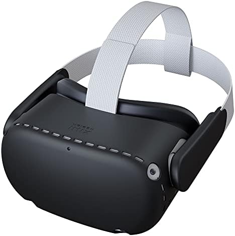 KİVİ tasarım VR Kabuk Koruyucu Kapak ile İki Yan Koruyucu Kabuk, Quest 2 Aksesuarları ile Uyumlu (Saydam)