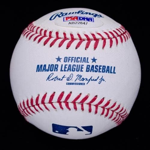 Tom Lasorda HOF 97 İmzalı İmzalı Beyzbol PSA COA AB22847-İmzalı Beyzbol Topları