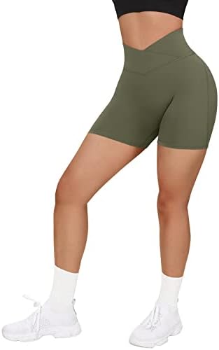 Yüksek Bel Biker Şort Egzersiz Yoga Şort Karın Kontrol Koşu Spor Şort Popo Kaldırma Tayt kısa pantolon