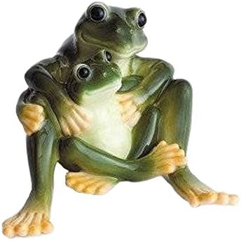 Franz Porselen Amfibi kurbağa anne ve kızı heykelcik Franz Güzel Porselen