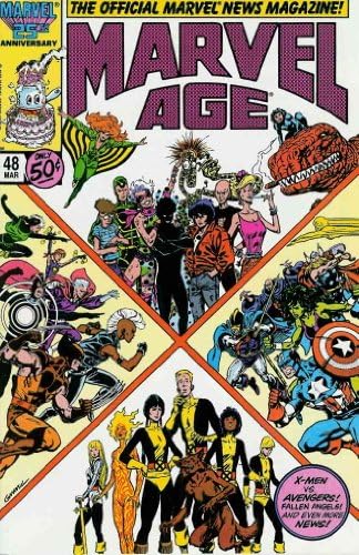Marvel Çağı 48 VF / NM; Marvel çizgi romanı / X-Men vs Yenilmezler