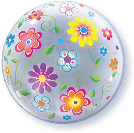 Qualatex 22 Bahar Çiçek Desenleri Balon Balon