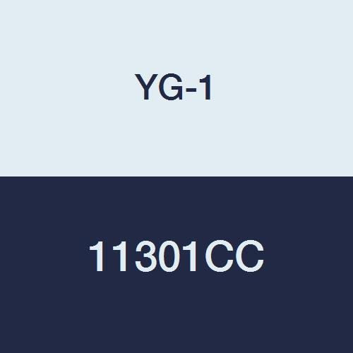 YG-1 11301CC HSSCo8 Çift Uçlu Değirmen, 2 Flüt, Normal Uzunluk, TiCN Kaplama, 3-1/8 Uzunluk, 5/16